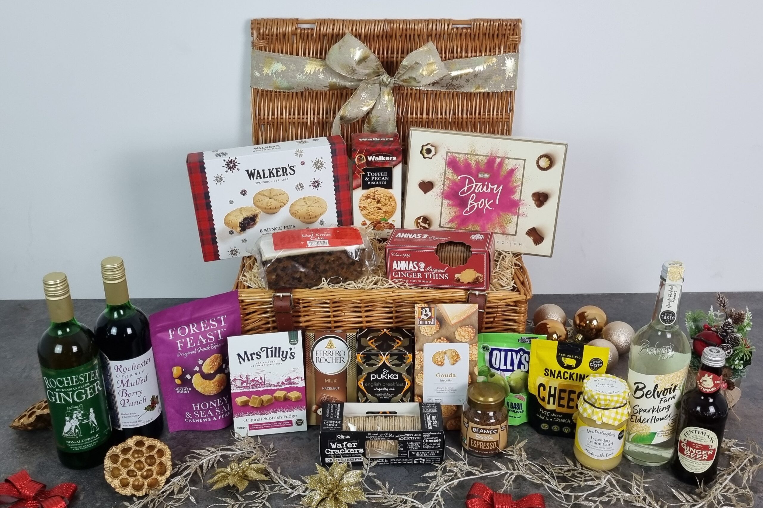 Christmas Extravaganza Alcohol Free Hamper with Rochesters - Image 2