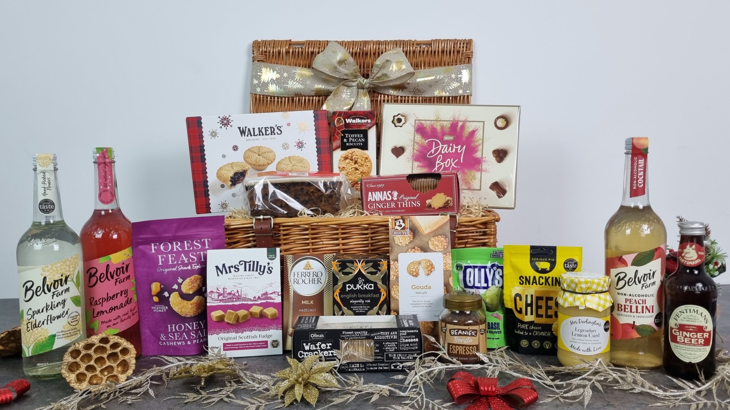 Christmas Extravaganza Alcohol Free Hamper with Belvoir