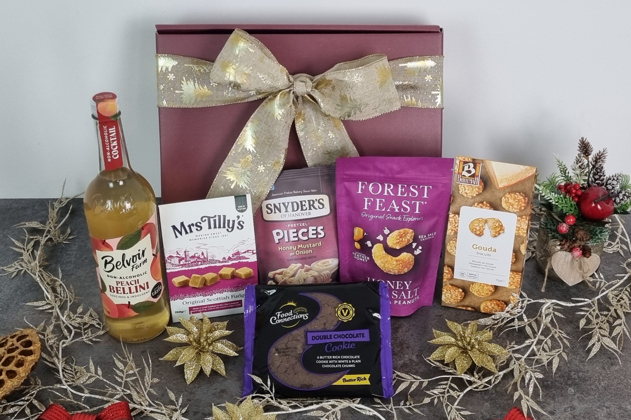 Tasty Treats Gift Box with Peach Bellini - Image 2