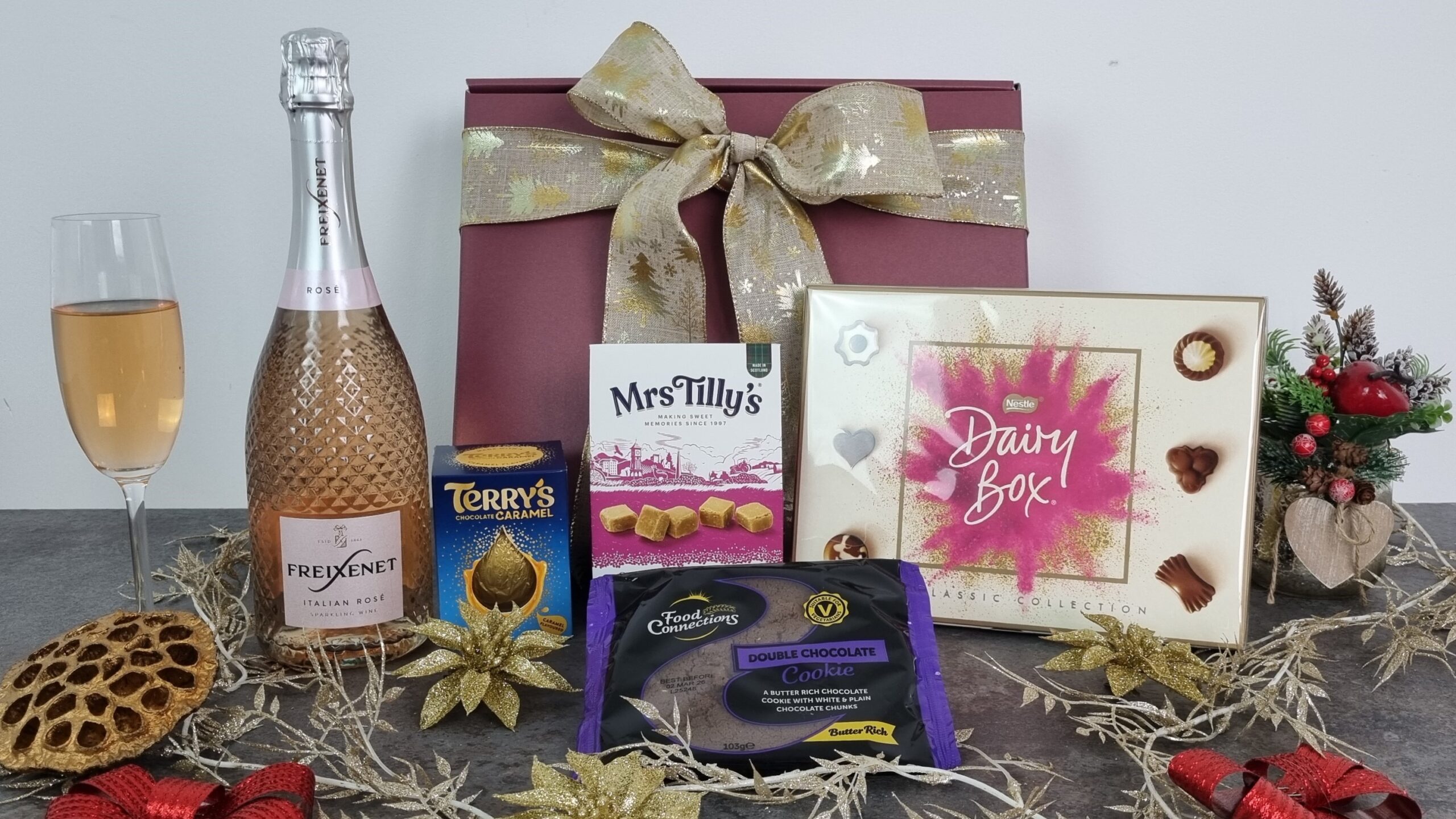 Tasty Treats Gift Box with Sparkling Rosé & Sweet Treats